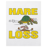 hare loss funny hair loss fable pun cartoon flyers