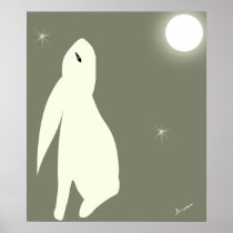 Hare Moon Posters