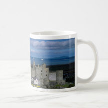 Harlech Castle and village, Gwynedd, northern Wale Mugs