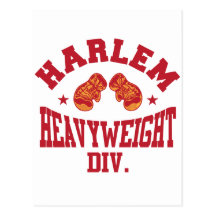 Harlem Heavyweight Red Postcards