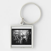 Harlem Renaissance Art - "Getting Religion" Key Chains