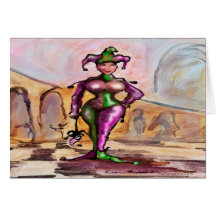 Harlequin Card