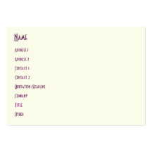 Harlequin Concentris Shell Business Card Template