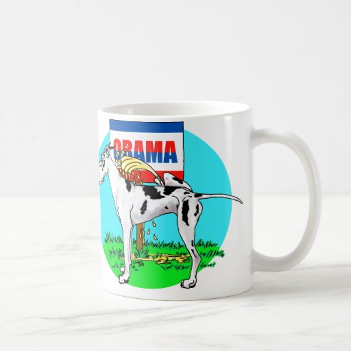 Harlequin Dane Pi$$ on Obama Mugs