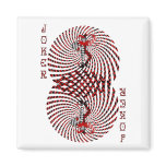 Harlequin Dizzy Joker Magnet