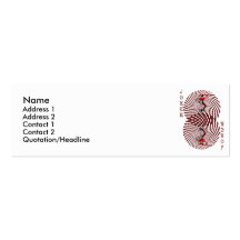 Harlequin Dizzy Joker Profile Card Business Card Template
