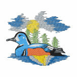 Harlequin Duck embroidered shirts
