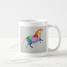 Harlequin Horse Coffee Mug