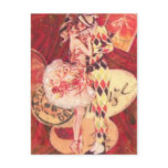 Harlequin Kiss postcards