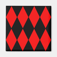 Harlequin Refrigerator Magnet