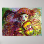 HARLEQUIN / Venetian Carnival Print
