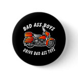 Harley Bad Ass Boys Black buttons