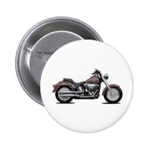 Harley Davidson Fat Boy Button