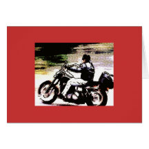 Harley Dude Greeting Card