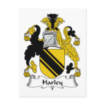 Harley Family Crest postcards