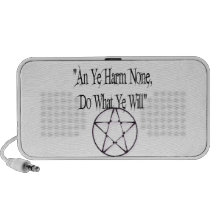 Harm None, Do What You Will Travel Speakers