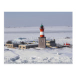 Harmaja Lighthouse Helsinki Finland Postcard
