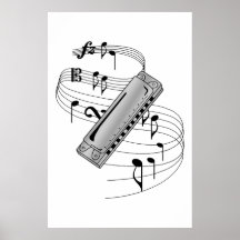 Harmonica Print