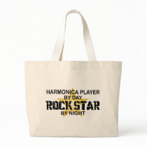 Harmonica Rock Star by Night Tote Bag