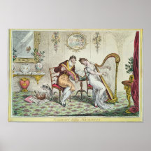 Harmony before Matrimony, 1805 Print