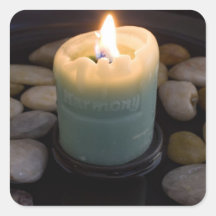 Harmony Candle Square Sticker