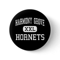 Harmony Grove - Hornets - High - Camden Arkansas Button