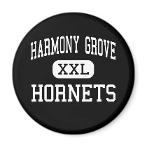 Harmony Grove - Hornets - High - Camden Arkansas Fridge Magnets
