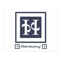 Harmony in Blue Post Cards