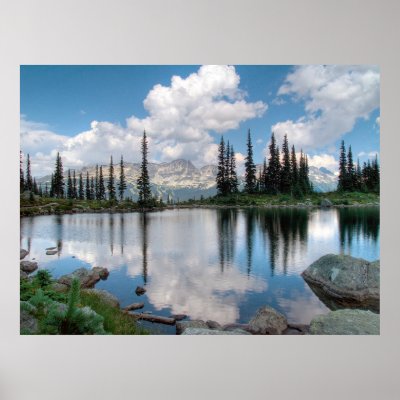 Harmony Lake II Poster by vilhei