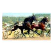 Harness Racing Trainer Business Cards