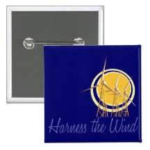Harness the Wind (2) Pinback Buttons