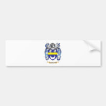 Harnett Coat of Arms (Family Crest) Bumper Stickers