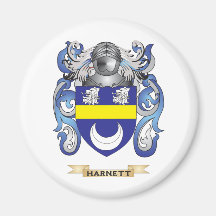 Harnett Coat of Arms (Family Crest) Magnets