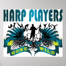 Harp Players Gone Wild Poster