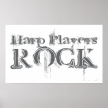 Harp Players Rock Posters
