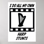 Harp Stunts Poster