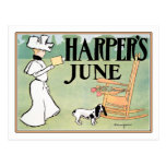 Harper's June Edition Postcards