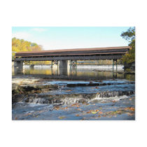 Harpersfield Covered Bridge Ashtabula County Ohio Postcards