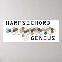 Harpsichord Genius Posters