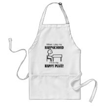 Harpsichord Happy Place Apron