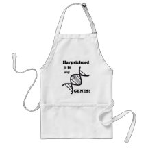 Harpsichord Is In My Genes Apron