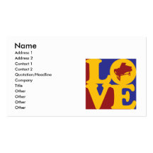 Harpsichord Love Business Card