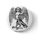 Harpy Beast Pinback Buttons