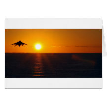 "HARRIER SUNRISE" GREETING CARD