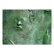 harriet tubman bronze note card