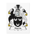 Harris Family Crest postcards