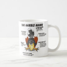 Harris Hawk Cartoon Mug