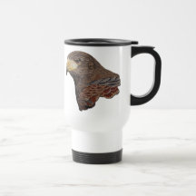Harris Hawk Faux Embroidery Mugs