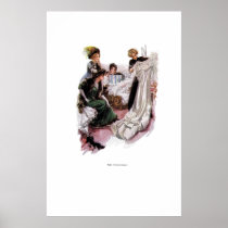 Harrison Fisher Girl - The Trousseau