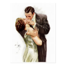 Harrison Fisher: The Kiss Postcards